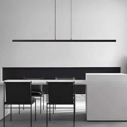 Modern Minimalist Long Strip Light Pendant Lights  up and down adjustable