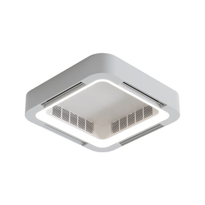 Modern Minimalist Mainless Lighting LED Bladeless Ceiling Fan Light