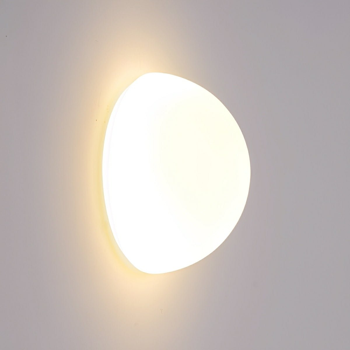 Modern Minimalist Moon Half-Dome LED Wall Sconce
