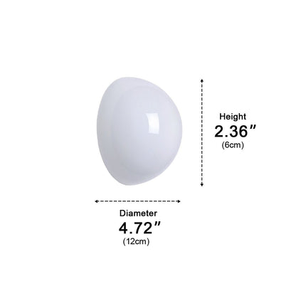 Modern Minimalist Moon Half-Dome LED Wall Sconce