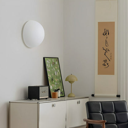 Modern Minimalist Moon Half-Dome LED Wall Sconce