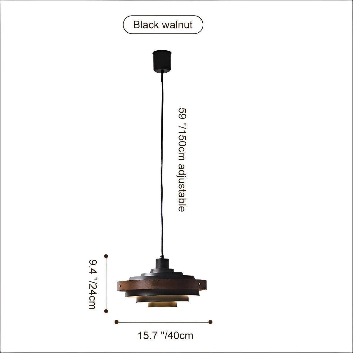 Modern Minimalist Shaded Drum Pendant Light