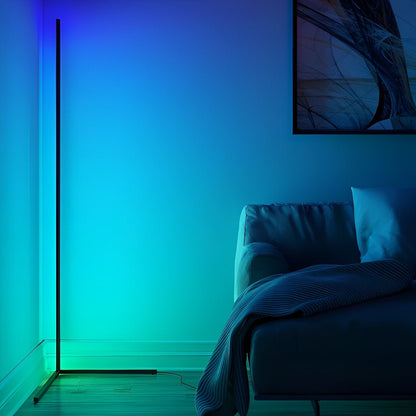 Modern Minimalist Smart LED Corner Floor Lamp Ambient Lightning