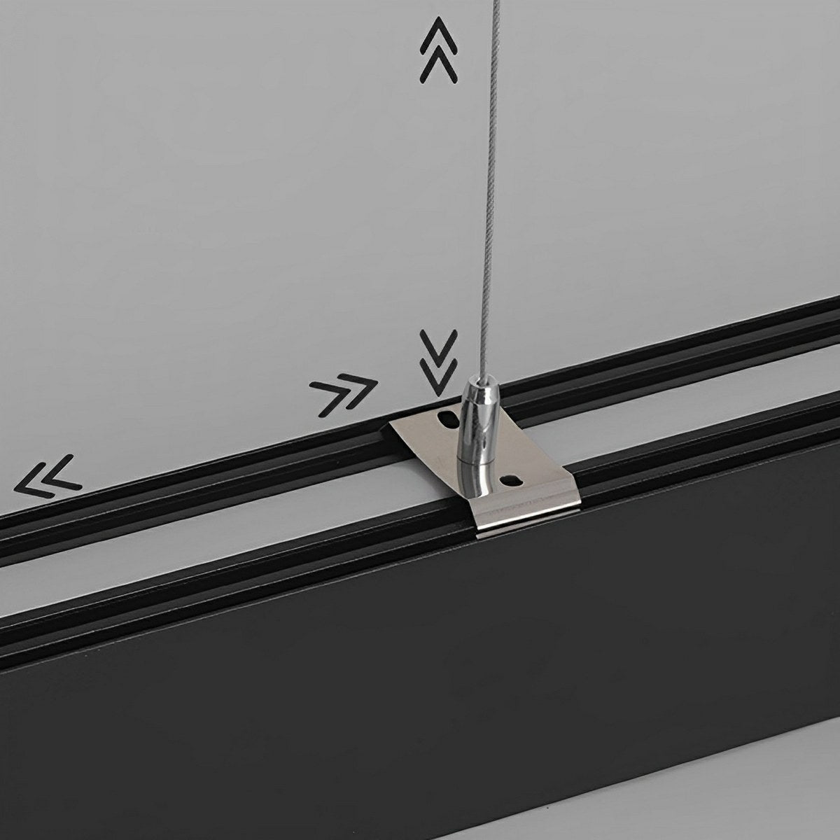 Modern Minimalist Up&Down Linear LED Strip Office Ceiling Pendant Lights