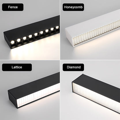 Modern Minimalist Up&Down Linear LED Strip Office Ceiling Pendant Lights