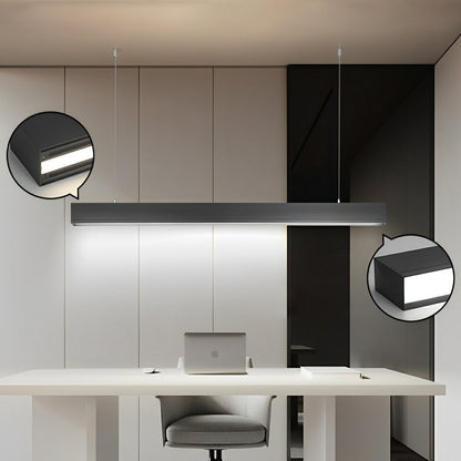 Modern Minimalist Up&Down Linear LED Strip Office Ceiling Pendant Lights