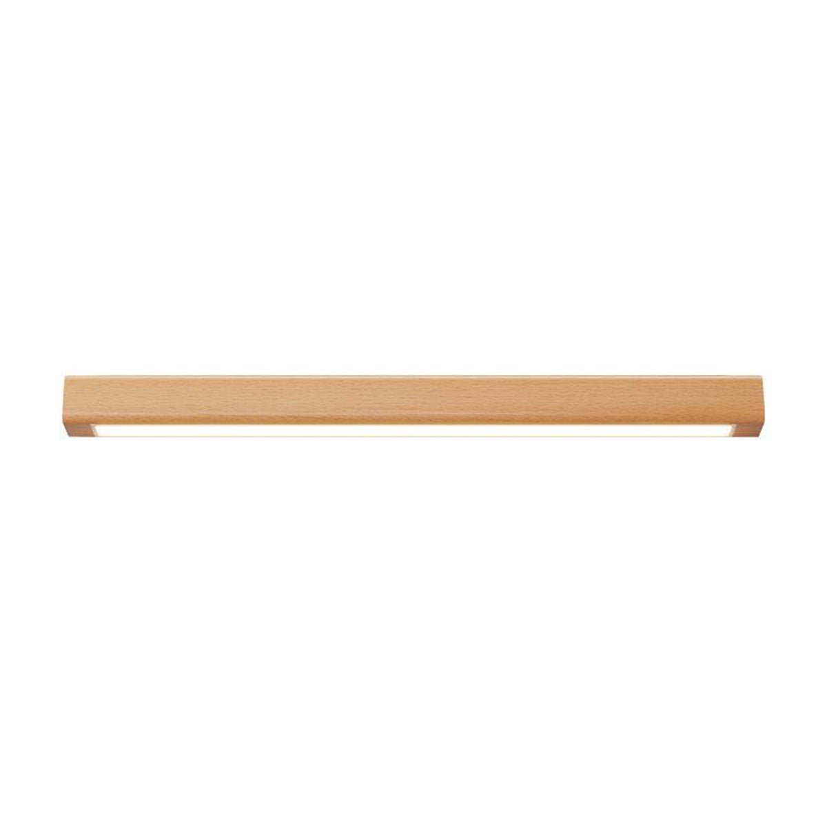 Modern Minimalist Wood Down LED Long Strip Indoor Wall Sconce