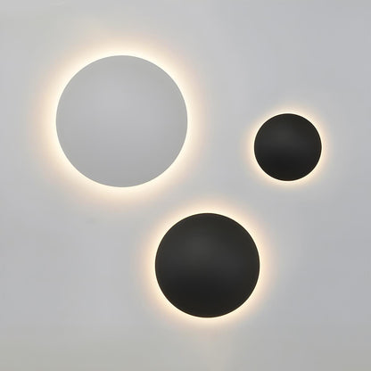 Modern Moon Eclipse Creative LED Indoor Wall Sconce