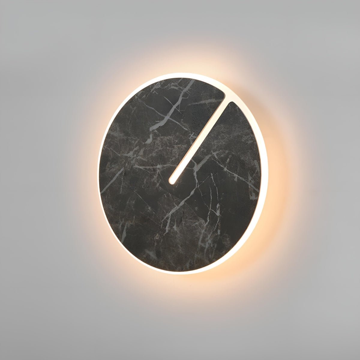 Modern Round Marble Textured Creative LED Indoor Wall Sconce