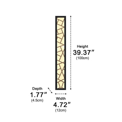 Modern Slim Waterproof Long Strip LED Outdoor Wall Lights