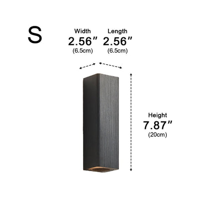 Modern Up&Down COB Long Strip Indoor Wall Sconces