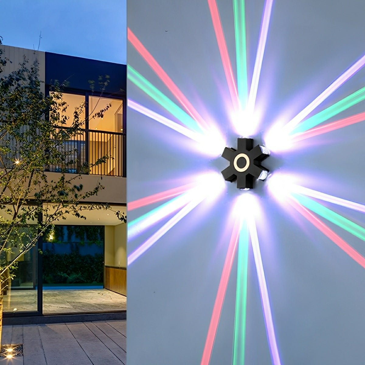 Modern Waterproof Colorful Outdoor LED Wall Lights