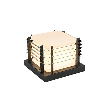 Modern Waterproof Square Fence LED Outdoor Post Lights