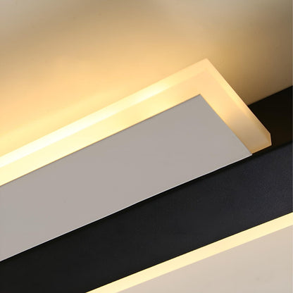 Nordic Minimalist Double Long Strip LED Wall Lamp