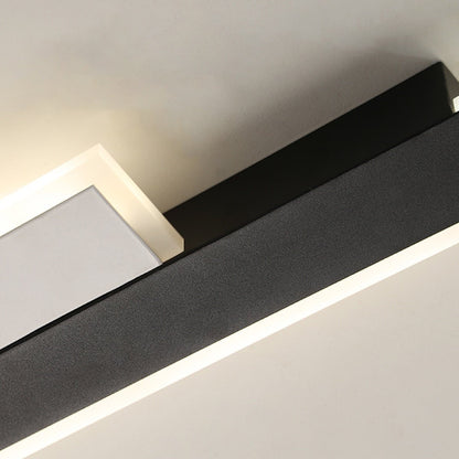 Nordic Minimalist Double Long Strip LED Wall Lamp