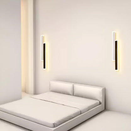 Nordic Minimalist Double Long Strip LED Wall Lamp