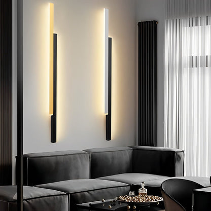 Nordic Minimalist Double Long Strip LED Wall Lamp