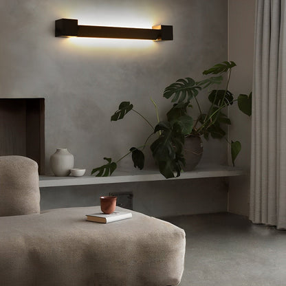 Nordic Ultra-thin Long Strip LED Rotatable Background Wall Light
