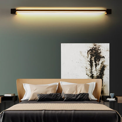 Nordic Ultra-thin Long Strip LED Rotatable Background Wall Light