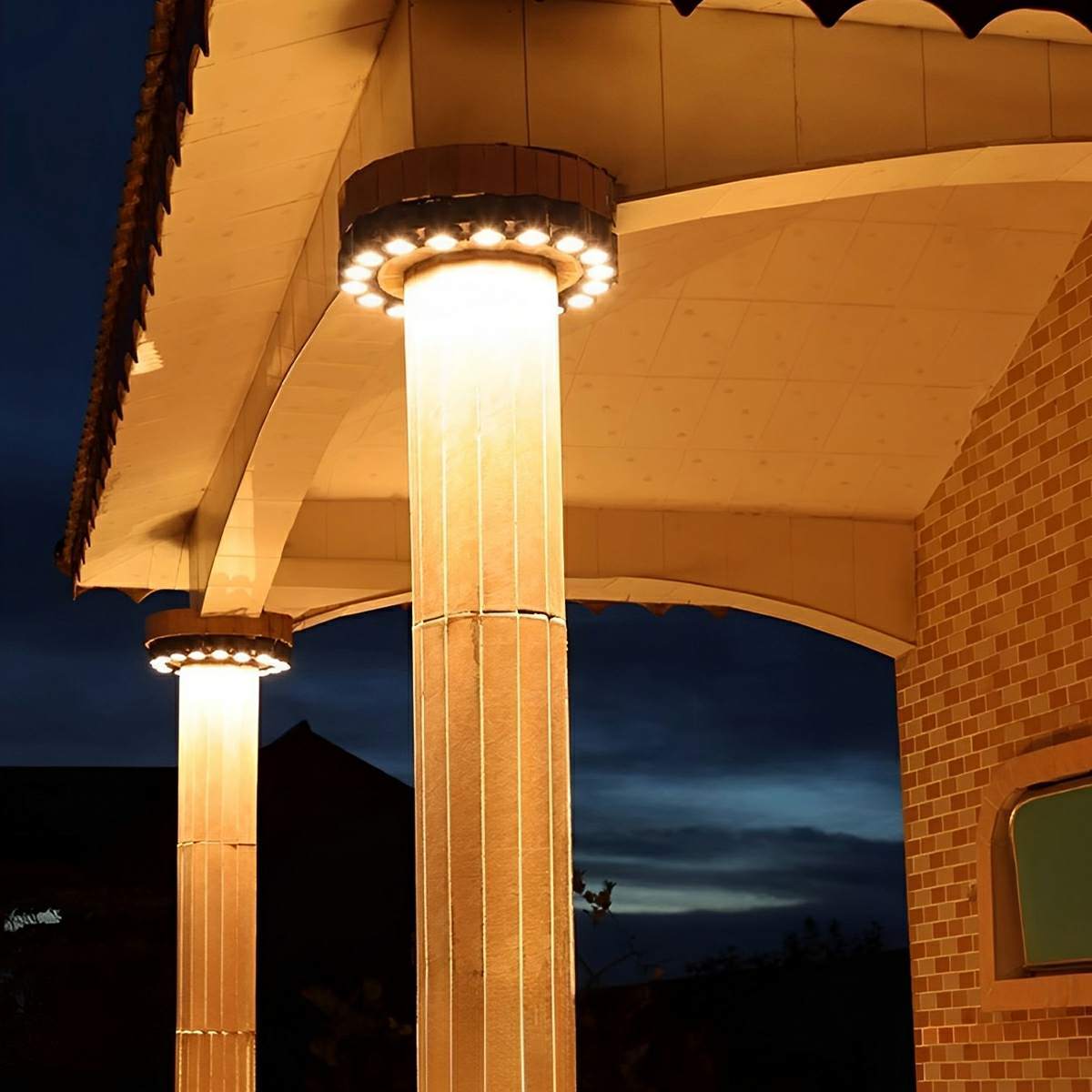 Outdoor Waterproof Ring  Round LED Column Tree Light Spot Lights