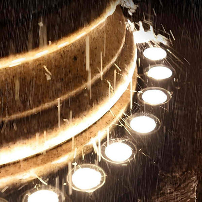 Outdoor Waterproof Ring  Round LED Column Tree Light Spot Lights