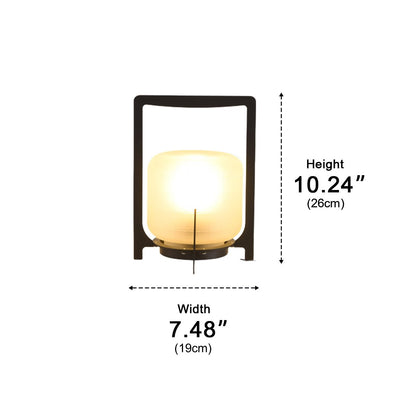 Portable Lantern Shaped Waterproof LED Modern Outdoor Lights Floor Lamp