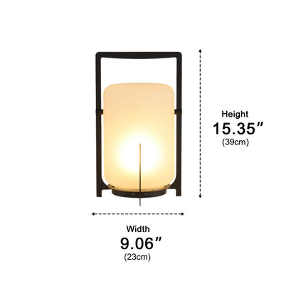 Portable Lantern Shaped Waterproof LED Modern Outdoor Lights Floor Lamp