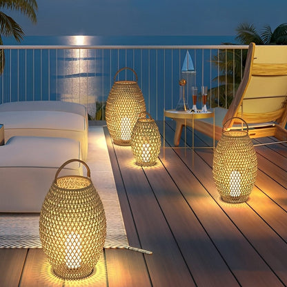 Portable Lanterns Shape Light Waterproof LED Modern Lawn Lamp
