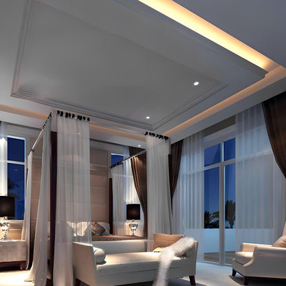 Rececessed Outdoor Modern Flexible Waterproof Linear White Light Low Vintage