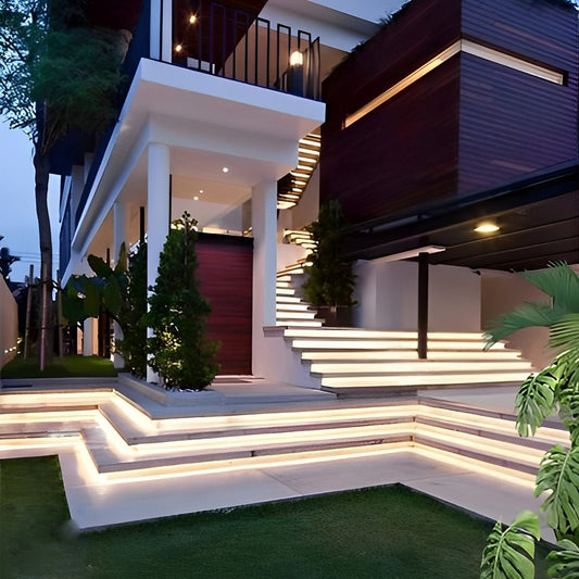 24V Waterproof Outdoor Recessed LED Flexible Linear Light Stair Lighting DIY