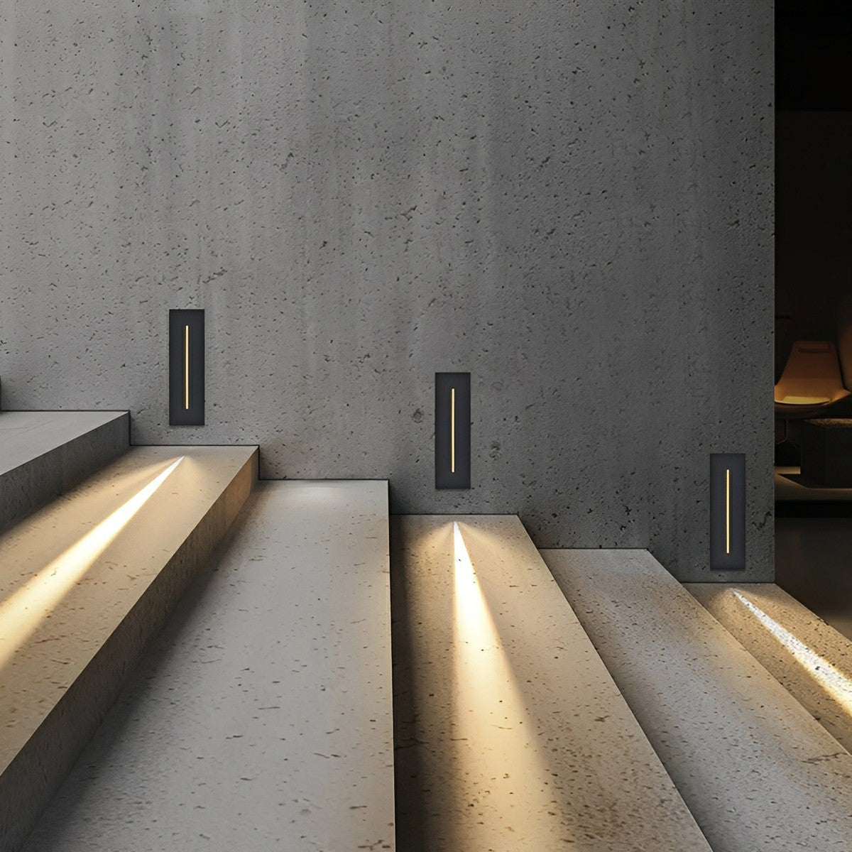 Rectangle LED Waterproof Recessed Modern Foot Lights Stair Lights