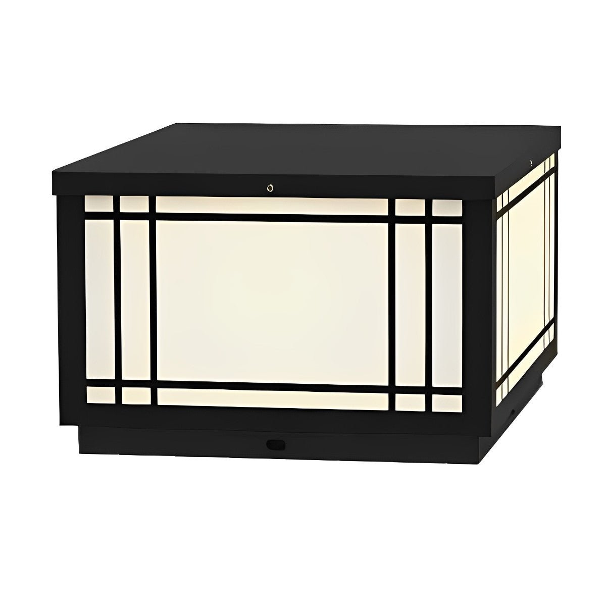 Retro Grilles Waterproof LED Fence Post Lights