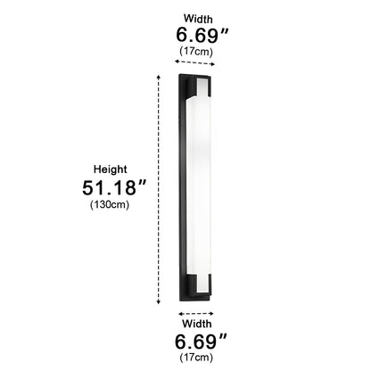 Modern Waterproof Linear Strip LED Outdoor Wall Lights