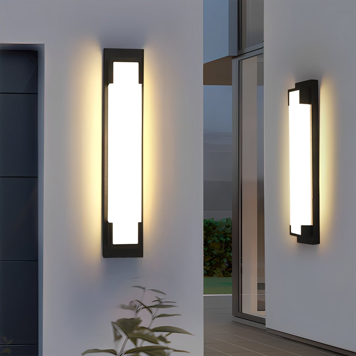 Modern Waterproof Linear Strip LED Outdoor Wall Lights