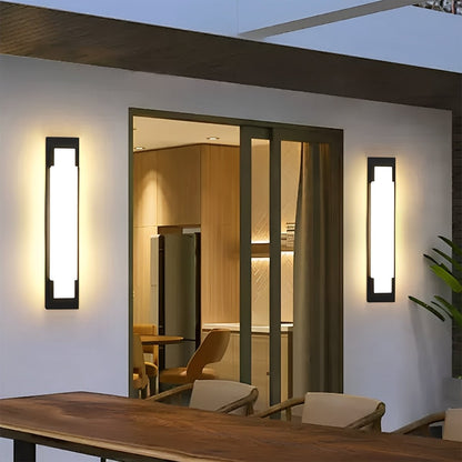 Modern Waterproof Linear Strip LED Outdoor Wall Lights
