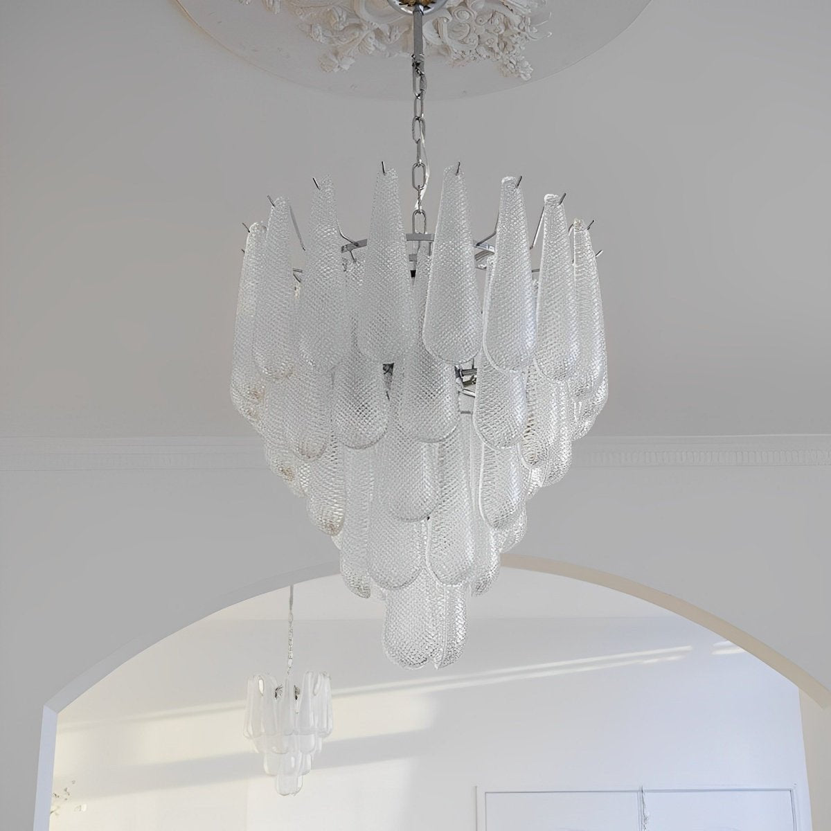 Retro Luxury Teardrop Waterfall Chandelier Light