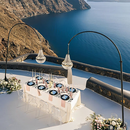Set of 2 Luxury Waterproof Outdoor Wedding Crystal Chandeliers