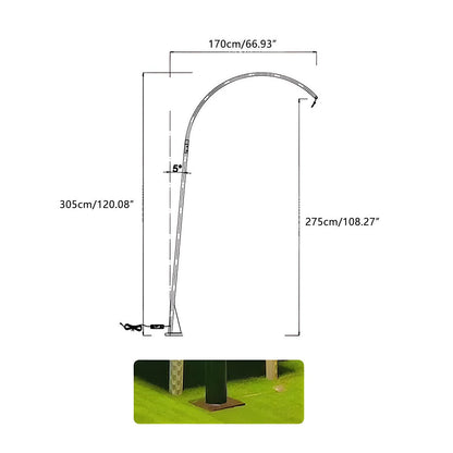 Set of 4 Luxury Waterproof Outdoor Wedding Crystal Chandeliers