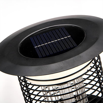 Solar Waterproof LED Outdoor Mosquito Bug Zapper Killer Hanging Lantern Rechargeable