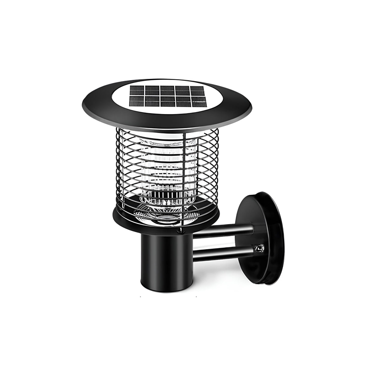 Solar Waterproof LED Outdoor Mosquito Bug Zapper Killer Wall Lights Rechargeable