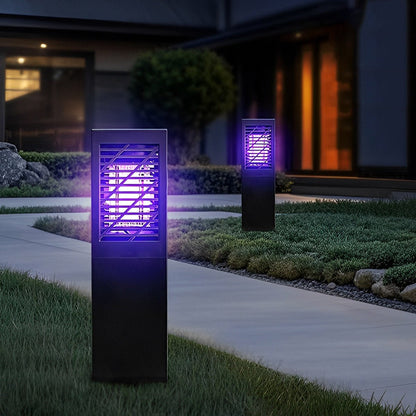 Solar Waterproof Rectangular LED Outdoor Mosquito Bug Zapper Killer Lawn Lights