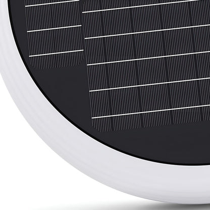 Solar Waterproof Round Removable LED Outdoor Post Lights- Free Installation
