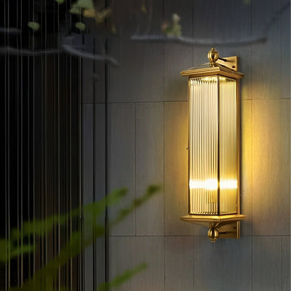 Waterproof Rustic Copper Outdoor LED Porch Wall Lights