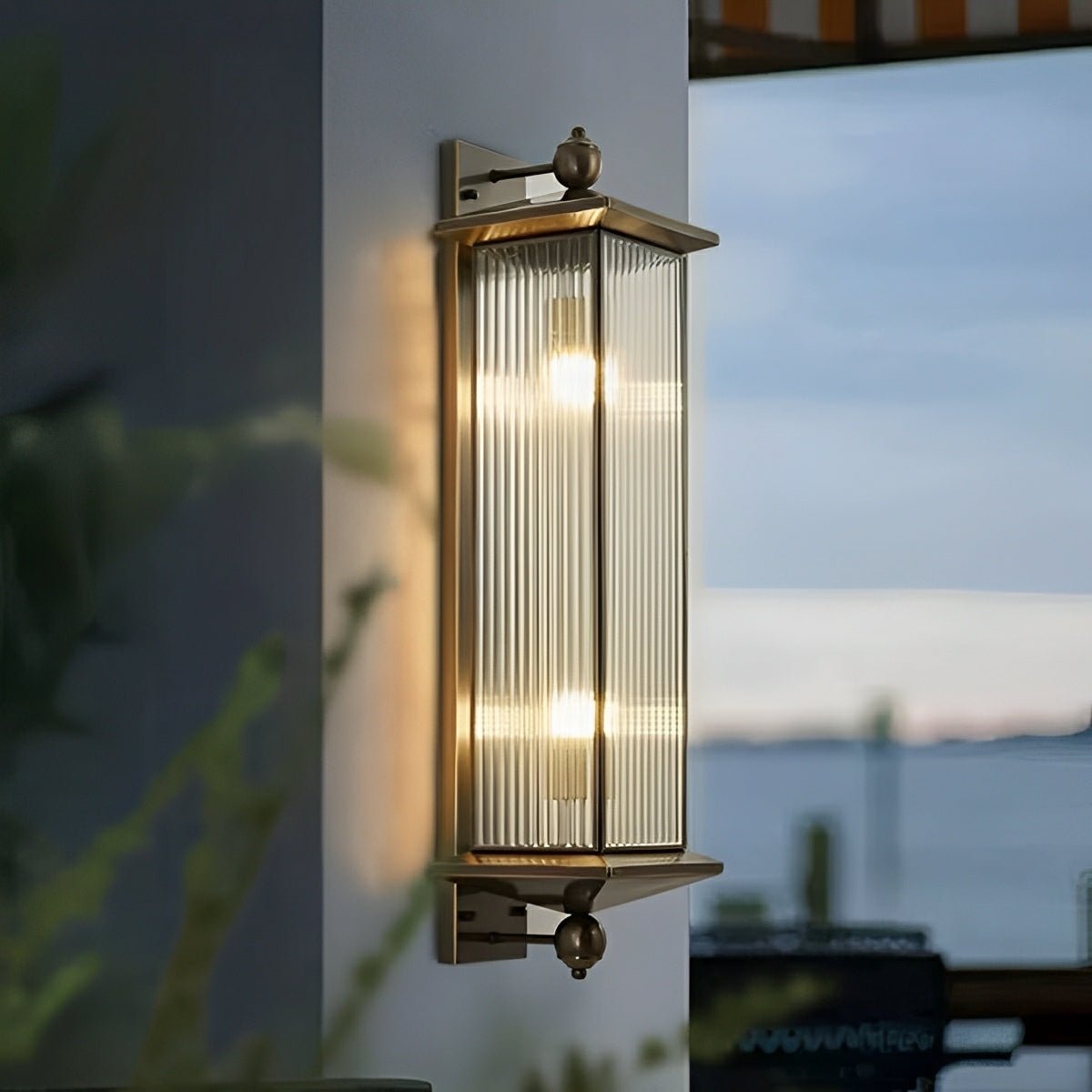 Waterproof Rustic Copper Outdoor LED Porch Wall Lights