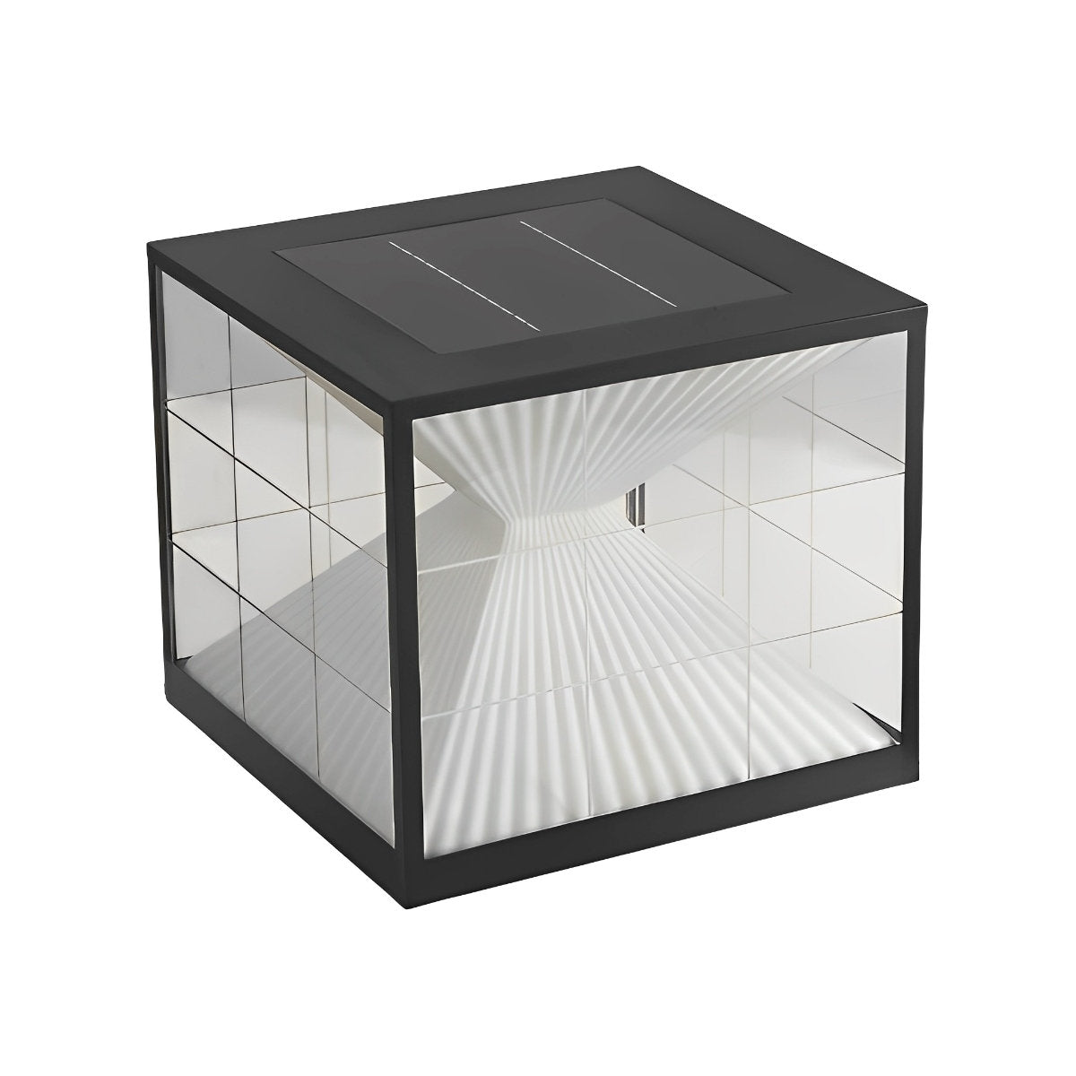 Square Creative Hourglass Shape LED Waterproof Fence Post Caps Light