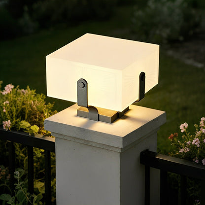 Square IP65 Waterproof LED Creative Modern Fence Post Lights