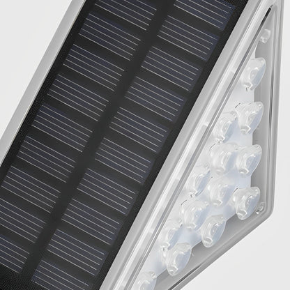 Triangular Intelligent Waterproof LED Solar Outdoor Step Lights Stairs Light