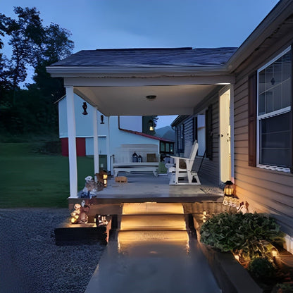 Triangular Intelligent Waterproof LED Solar Outdoor Step Lights Stairs Light