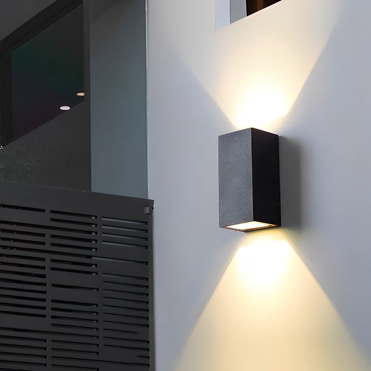 Two Light Effect Optional Waterproof LED Wall Light Sector
