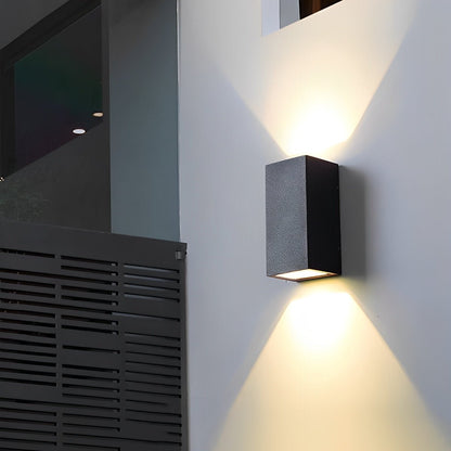 Two Light Effect Optional Waterproof LED Wall Light Sector